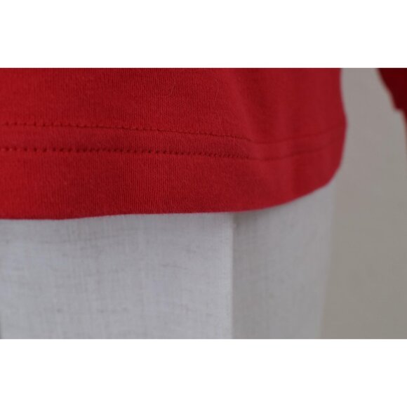 Vintage 90s Red Turtle‎ Neck Cotton shirt | size M - Picture 7 of 10